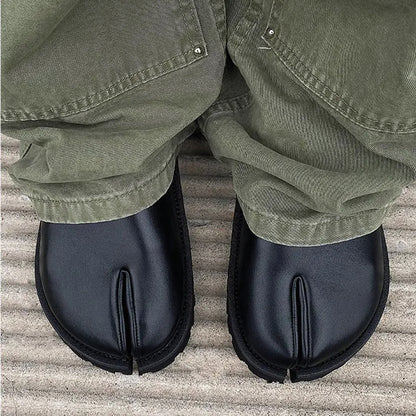 Tabi Buckle Mules