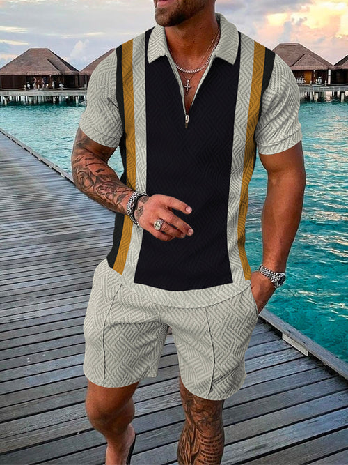 Shawn Polo Shirt And Shorts Co-Ord