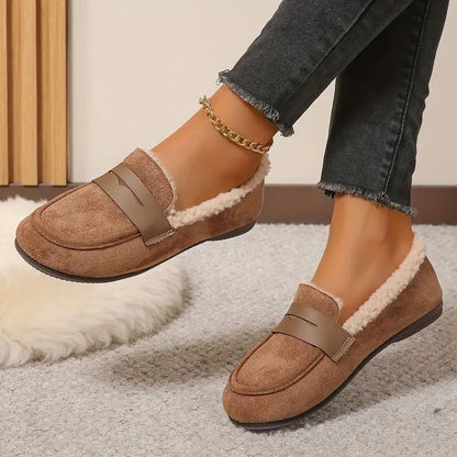 Claudia Fur Loafers