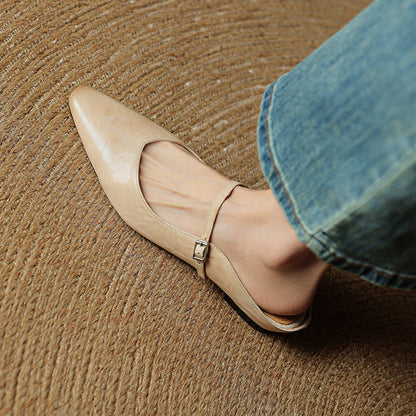 Belleza Genuine Leather Mules