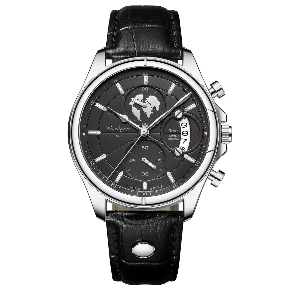 Poedagar Classic Chronograph Watch