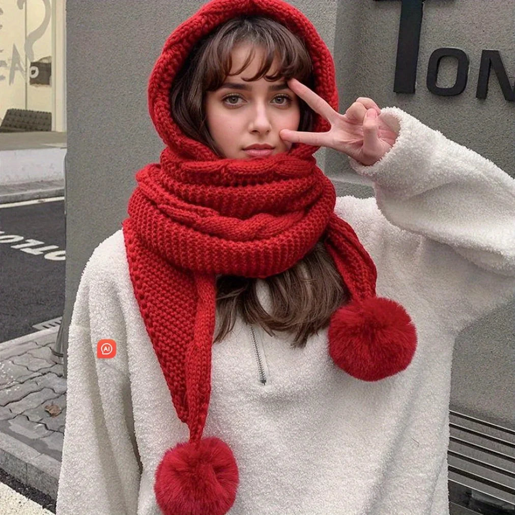 Auréline Hooded Scarf
