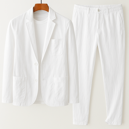 Weston Linen Tailored Set